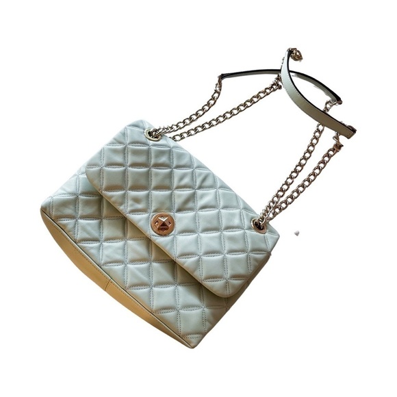 KATE SPADE Natalie Medium Quilted Leather Chain Bag in Light Blue - Picture 7 of 8
